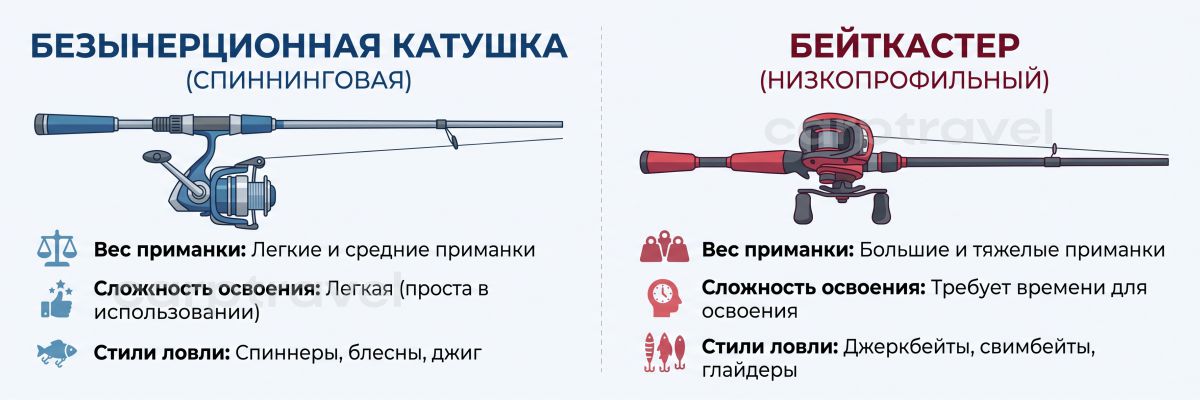 Безынерционка или мультипликатор: где какая катушка уместнее Безынерционка или мультипликатор: где какая катушка уместнее
