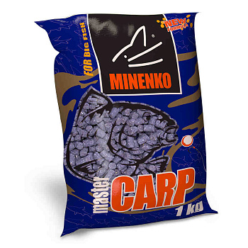 Пеллетс Minenko Master Carp Mussel 10мм 1 кг (Мидия)   Зеленый