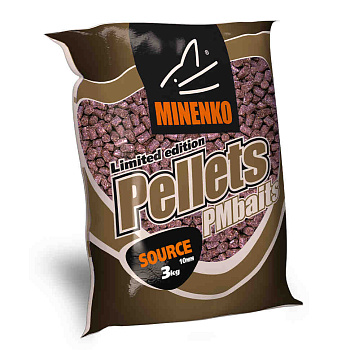 Пеллетс Minenko PMbaits Sourсe 10мм 3 кг (Соурс)   Бордовый