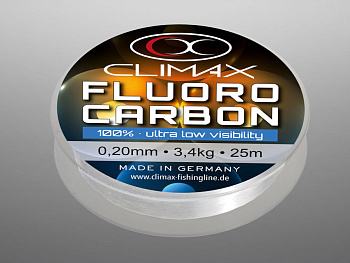 Леска Climax Fluorocarbon 2020 Тонущий 50м 10кг/0,40мм Прозрачный 