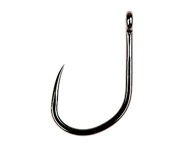 Крючки с колечком Owner Carp Iseama BL w/eye BC Size 4 Черный никель безбородые