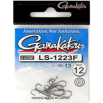 Крючки с колечком Gamakatsu LS-1223F Ring Eye Serie Size 10  
