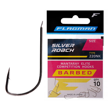 Крючки с лопаткой F-fishing Silver Roach Size 14  