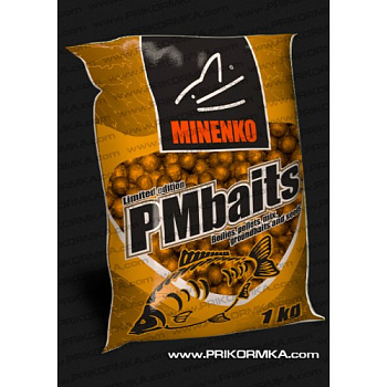 Бойлы пылящие Minenko PMbaits Banana 20мм 1 кг (Банан) 